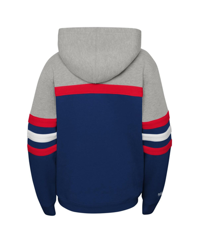 Mitchell & Ness Big Boys  Gray Washington Capitals Head Coach Pullover Hoodie In Gray