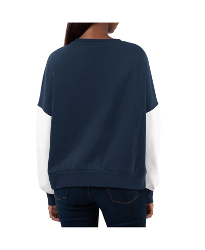 G-iii 4her By Carl Banks Women's  Deep Sea Blue Seattle Kraken Team Pride Pullover Sweatshirt In Deep Sea Blue