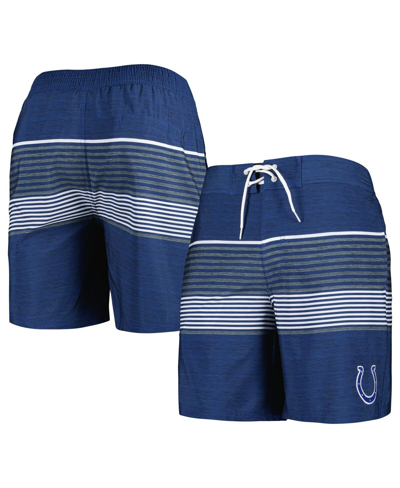 Shop G-iii Sports By Carl Banks Men's  Royal Indianapolis Colts Coastline Volley Swim Shorts