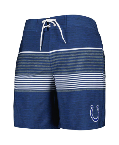 Shop G-iii Sports By Carl Banks Men's  Royal Indianapolis Colts Coastline Volley Swim Shorts