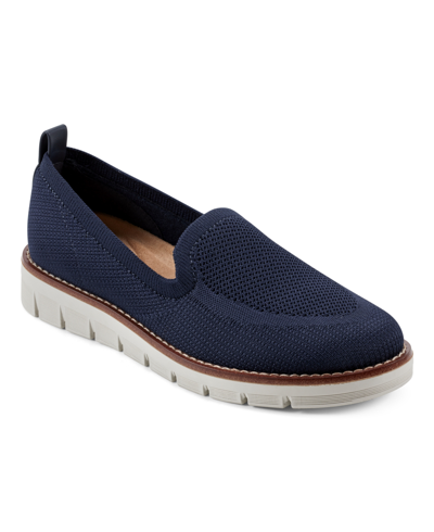Shop Easy Spirit Women's Valina Casual Slip-on Round Toe Shoes In Navy