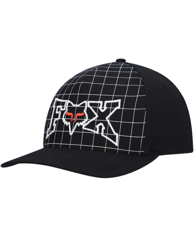 Shop Fox Men's  Black Celz Flexfit Hat
