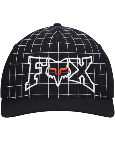 Shop Fox Men's  Black Celz Flexfit Hat