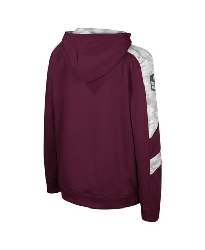 Colosseum Big Boys  Maroon Virginia Tech Hokies Oht Military-inspired Appreciation Cyclone Digital Ca In Maroon