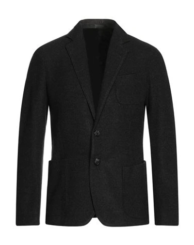 Shop Giorgio Armani Man Blazer Steel Grey Size 42 Virgin Wool