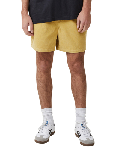 Shop Cotton On Men's Easy Short In Gold Cord