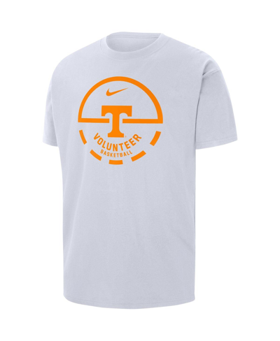 Nike Men's  White Tennessee Volunteers Free Throw Basketball T-shirt In White