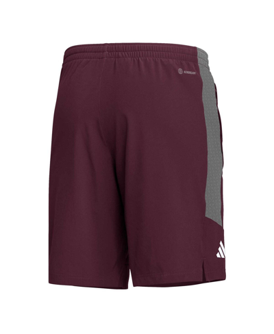 Adidas Originals Adidas Maroon Mississippi State Bulldogs Aeroready Shorts In Maroon