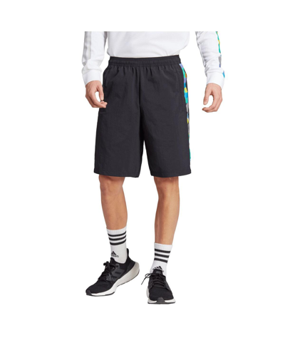 Shop Adidas Originals Men's Adidas Black Peter Saville X Manchester United Shorts
