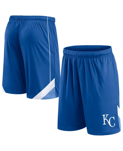Shop Fanatics Men's  Royal Kansas City Royals Slice Shorts