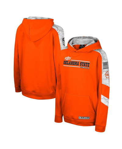 Colosseum Big Boys  Orange Oklahoma State Cowboys Oht Military-inspired Appreciation Cyclone Digital  In Orange