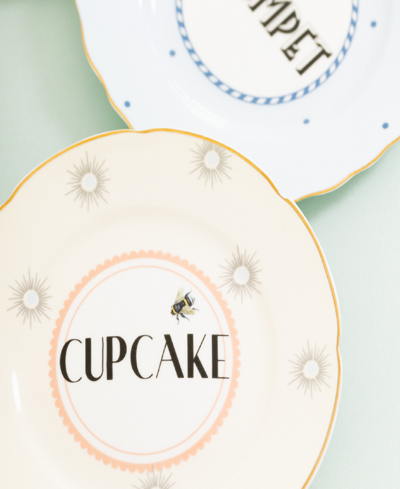 Shop Yvonne Ellen Cheeky Cake Plates In Multi