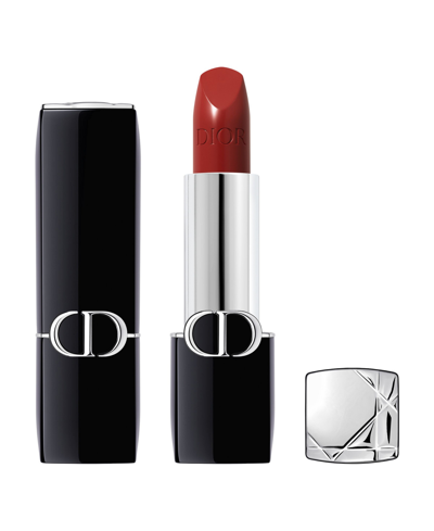 Shop Dior Rouge  Lipstick In Be Loved - A Deep Brownish Red