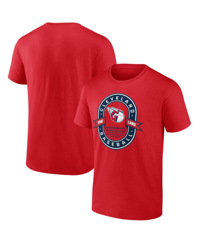 Shop Fanatics Men's  Red Cleveland Guardians Iconic Glory Bound T-shirt