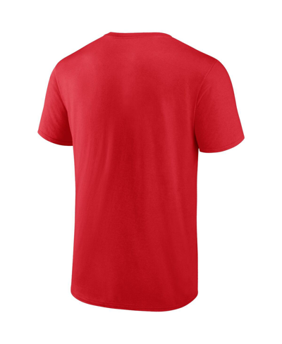 Shop Fanatics Men's  Red Cleveland Guardians Iconic Glory Bound T-shirt