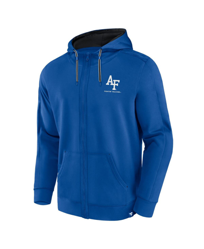 Fanatics Men's  Royal Air Force Falcons Power Index Full-zip Hoodie In Royal