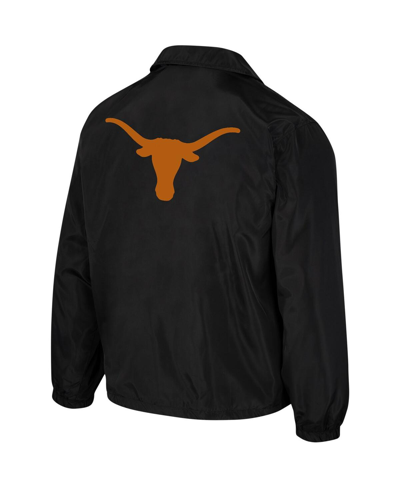 Shop The Wild Collective Men's And Women's  Black Texas Longhorns Coaches Full-snap Jacket