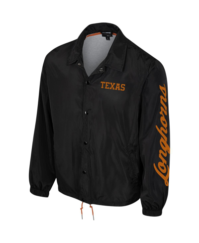 Shop The Wild Collective Men's And Women's  Black Texas Longhorns Coaches Full-snap Jacket