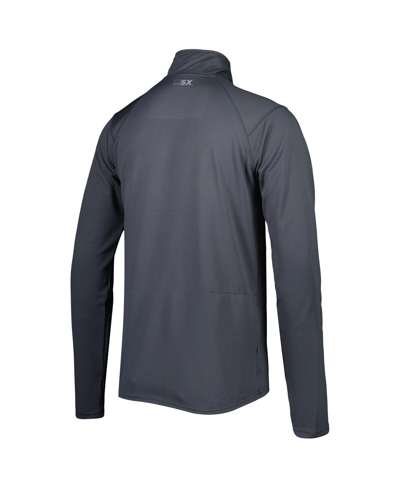 Msx By Michael Strahan Men's  Charcoal Baltimore Ravens 1/4-zip Sweatshirt In Charcoal
