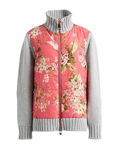 Vdp Collection Woman Jacket Grey Size 8 Polyester, Wool, Viscose, Polyamide, Cashmere In Grey