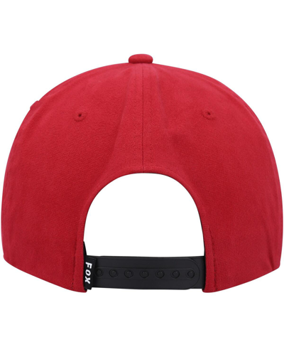 Fox Men's  Red Snapback Hat In Red