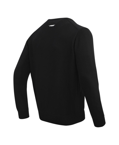 Pro Standard Black Pittsburgh Steelers Prep Knit Sweater In Black