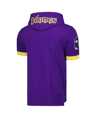 Pro Standard Men's  Justin Jefferson Purple Minnesota Vikings Player Name And Number Hoodie T-shirt In Purple