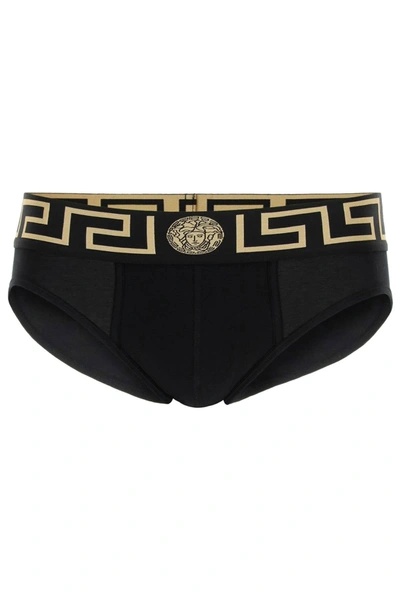 Shop Versace Underwear Briefs Tri Pack