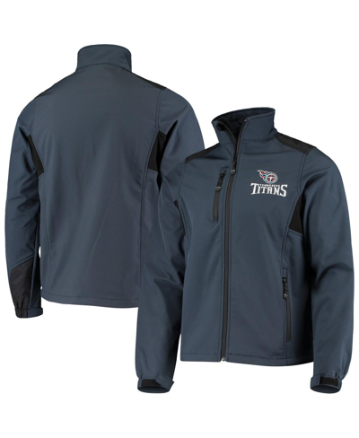 Dunbrooke Navy Tennessee Titans Circle Softshell Fleece Full-zip Jacket In Navy