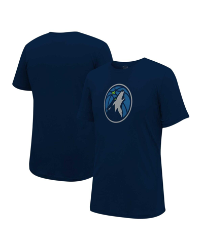 Shop Stadium Essentials Men's And Women's  Navy Minnesota Timberwolves Primary Logo T-shirt