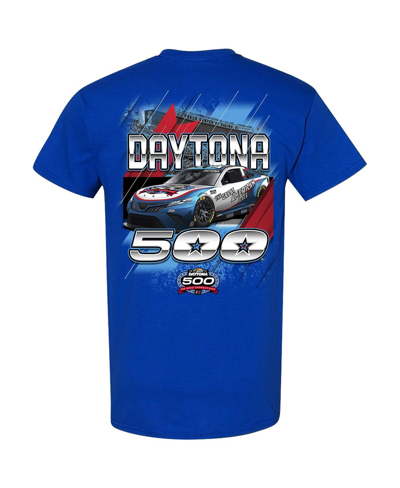 Shop Checkered Flag Sports Men's  Royal 2024 Daytona 500 Graphic T-shirt