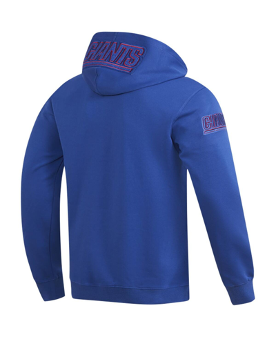 Shop Pro Standard Men's  Saquon Barkley Royal New York Giants Player Name And Number Pullover Hoodie