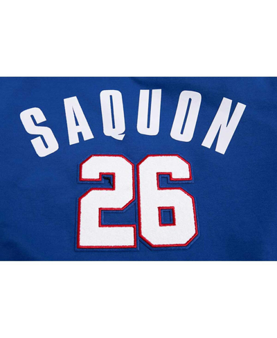 Shop Pro Standard Men's  Saquon Barkley Royal New York Giants Player Name And Number Pullover Hoodie