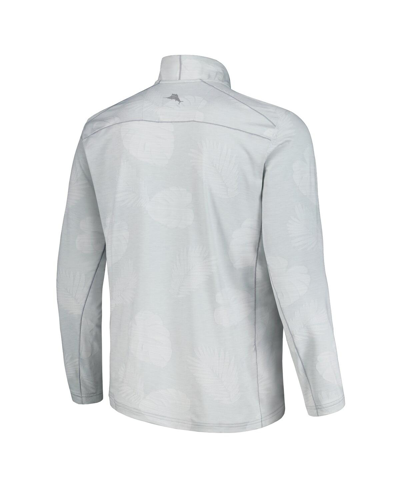 Tommy Bahama Gray Usc Trojans Delray Frond Islandzone Half-zip Jacket In Gray