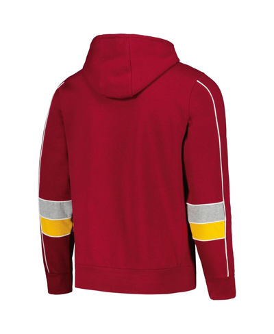 Starter Burgundy Washington Commanders Captain Pullover Hoodie In Burgundy