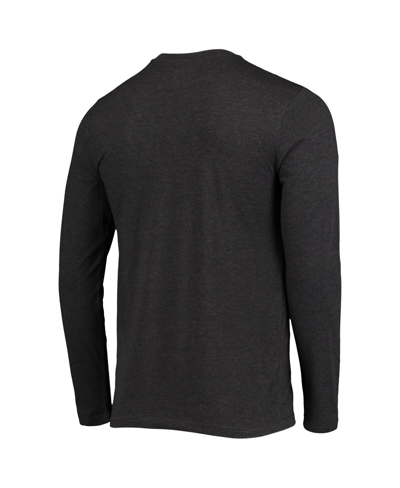 Concepts Sport Men's  Red, Heathered Charcoal Distressed Dayton Flyers Meter Long Sleeve T-shirt And In Red,heathered Charcoal