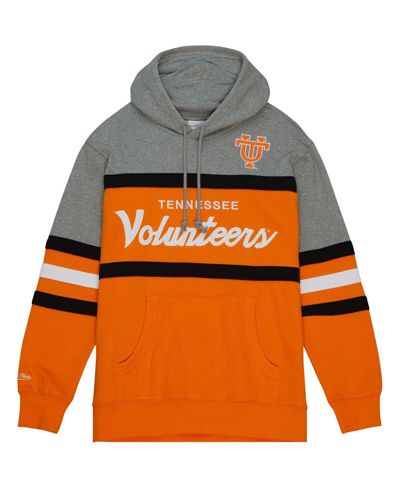 Shop Mitchell & Ness Men's  Orange Tennessee Volunteers Head Coach Pullover Hoodie
