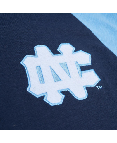 Mitchell & Ness Men's  Navy North Carolina Tar Heels Legendary Slub Raglan Long Sleeve T-shirt In Navy