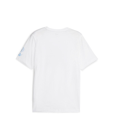 Shop Puma Men's  White Manchester City Ftblcore Graphic T-shirt
