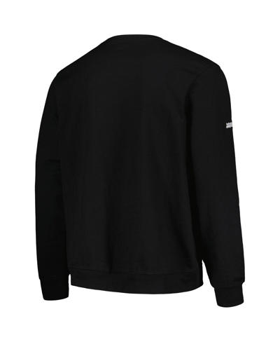 Shop Stitches Men's  Black Colorado Rockies Pullover Sweatshirt