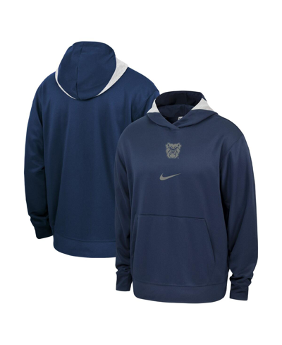 Shop Nike Men's  Navy Butler Bulldogs Basketball Spotlight Performance Pullover Hoodie