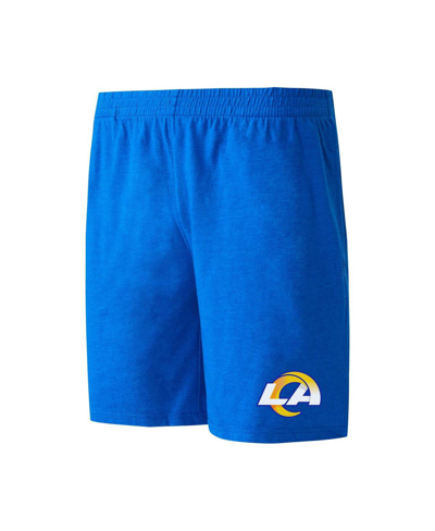 Concepts Sport Men's  Royal, Gold Los Angeles Rams Meter T-shirt And Shorts Sleep Set In Royal,gold