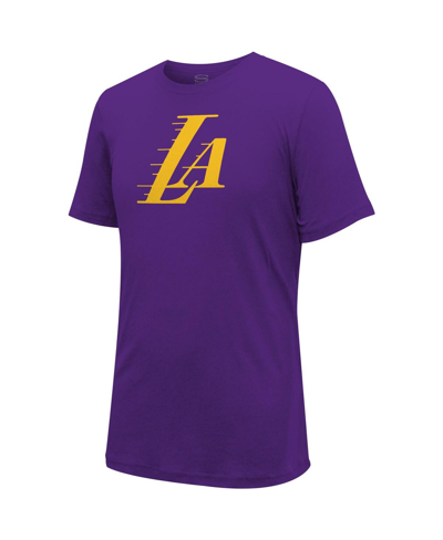 Shop Stadium Essentials Men's And Women's  Purple Los Angeles Lakers Primary Logo T-shirt