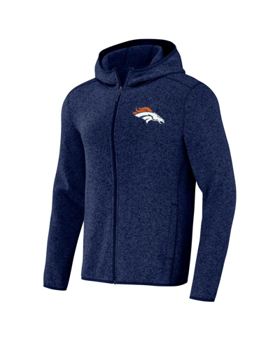 Fanatics Men's Nfl X Darius Rucker Collection By  Navy Denver Broncos Fleece Pullover Hoodie In Navy