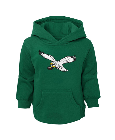 Shop Outerstuff Toddler Boys And Girls Kelly Green Philadelphia Eagles Retro Pullover Hoodie