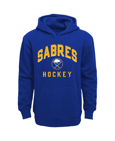 Outerstuff Toddler Boys And Girls Royal, Heather Gray Buffalo Sabres Play By Play Pullover Hoodie And Pants Set In Royal,heather Gray