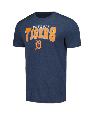 Shop Concepts Sport Men's  Charcoal, Navy Detroit Tigers Meter T-shirt And Pants Sleep Set In Charcoal,navy