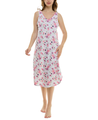 Shop Roudelain Women's Adaline Floral Tank Sleepshirt