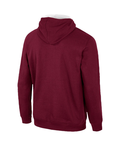 Colosseum Men's  Maroon Texas A&m Aggies Half-zip Hoodie In Maroon