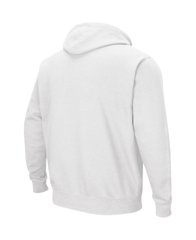 Colosseum White Clemson Tigers Double Arch Pullover Hoodie In White